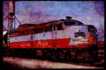 Trains 391095 Canada, Canadian Pacific FA 1 4025, 1969 A4 Limited Edition Watercolour Print