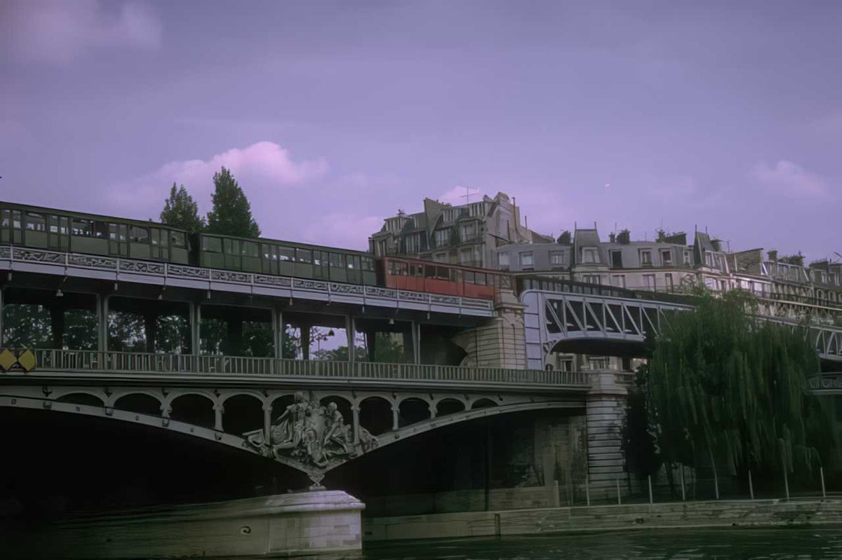 Trains Paris Metro Birhakeim A4 Photo Print