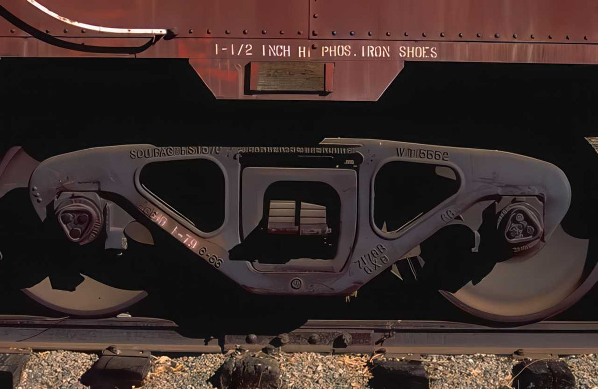 Trains Railroad Wheel Detail 1 A4 Photo Print