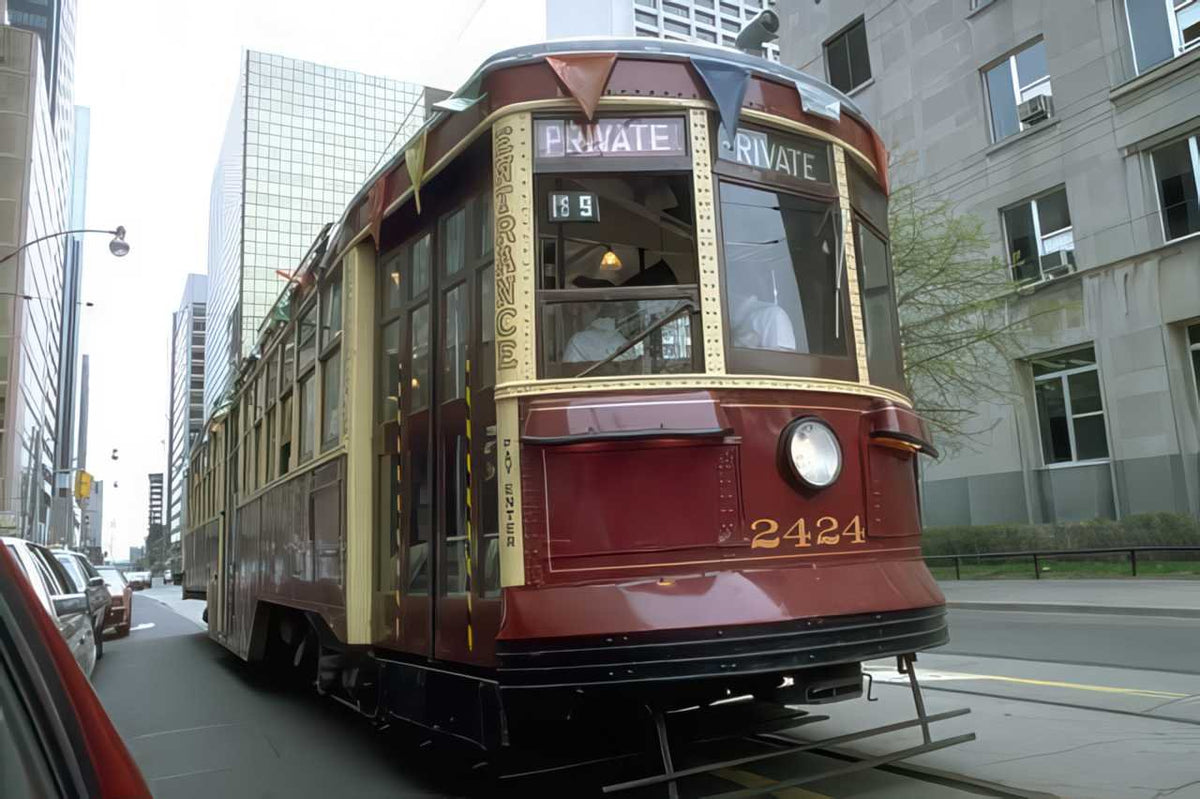 Trains Streetcar Neworleans Frenchquarter A4 Photo Print