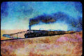 Trains USA 351045 UP 4 8 8 4 _Big Boy_ 4004, With Train A4 Limited Edition Watercolour Print