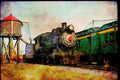 Trains USA 351053 PRR 4 4 0 Class D16sb 1223, 1966 A4 Limited Edition Watercolour Print