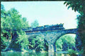 Trains USA 351093 BM&R 4 6 2 Pacific 425, With Train, 1988 A4 Limited Edition Watercolour Print