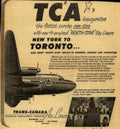 Trans Canada Sky Vintage Retro Advert Ads A4 Photo Print