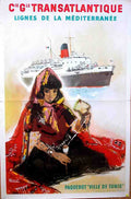 TransatlanticArab Vintage Advert A4 Photo Print