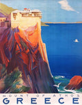 Travel Poster Holy Mount Athos Greece Orthodox A4 12X8 Aluminium A4 Photo Print