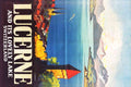 Travel Poster Lake Lucerne Luzern Switzerland Swiss Alps A4 Photo Print