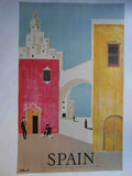 Travel Poster Spain Villemot A4 12X8 Aluminium A4 Photo Print