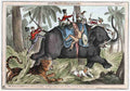 Travellers 1829 Cartoon Joke 001 Vintage A4 Photo Print