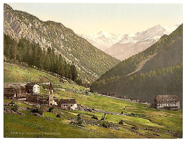 Tre Croci Tyrol Vintage A4 Photo Print