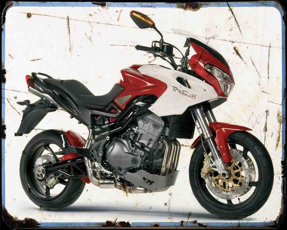 Tre K 1130 09 A4 Photo Print Motorbike Vintage Aged