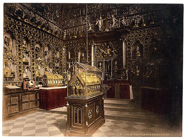 Treasury of St Ursula Cologne the Rhine Vintage A4 Photo Print