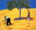 Tree In Cornfeld Macke A4 Photo Print