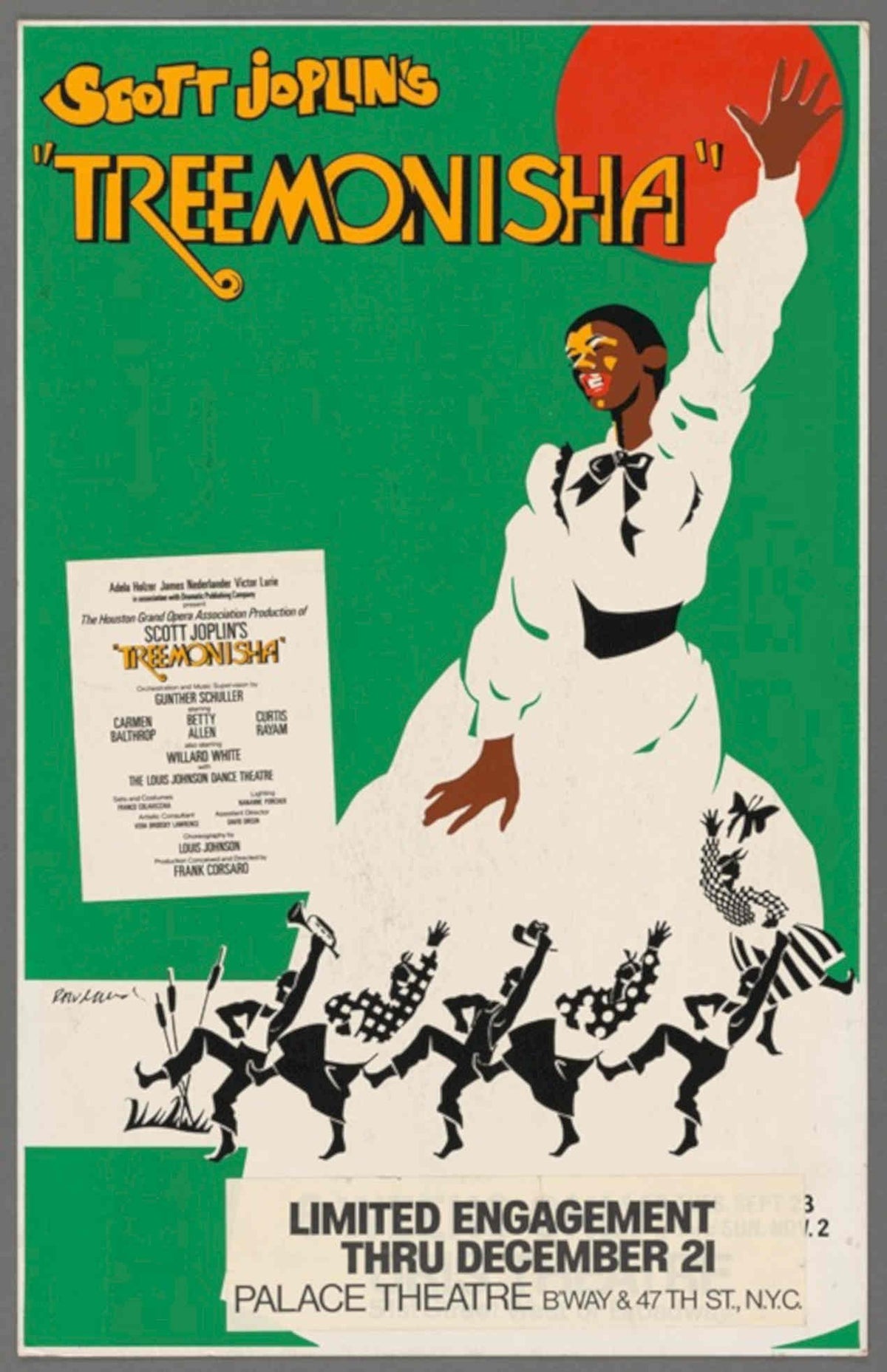 Treenishia Poster BroadwayThearte Vintage Retro Advert Poster