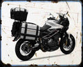 Trek 1130 Amazonas 15 02 A4 Photo Print Motorbike Vintage Aged