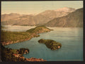 Tremezzina Bay Lake Como Vintage A4 Photo Print