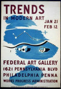 Trends Modern Art Vintage Retro Advert Ads A4 Photo Print