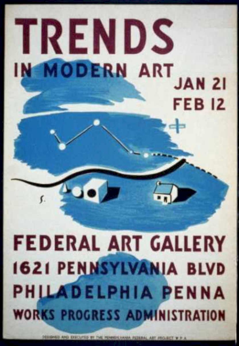 Trends Modern Art Vintage Retro Advert Ads A4 Photo Print