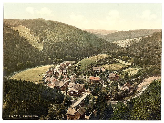 Treseburg Hartz Vintage A4 Photo Print