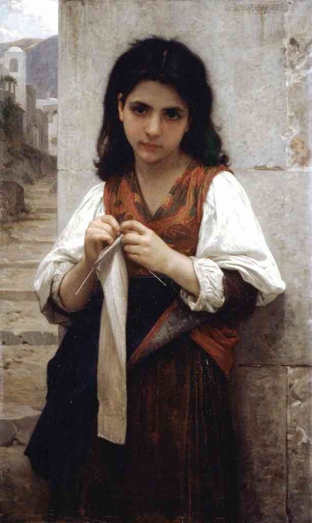 Tricoteuse Bouguereau A4 Photo Print