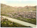 Trient general view Tyrol Vintage A4 Photo Print