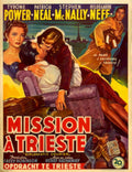 Trieste Power Neff 1950s Vintage Retro Advert Poster