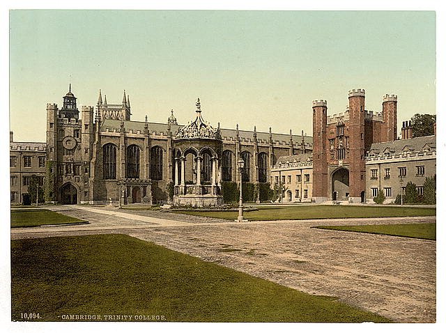 Trinity College Cambridge Vintage A4 Photo Print