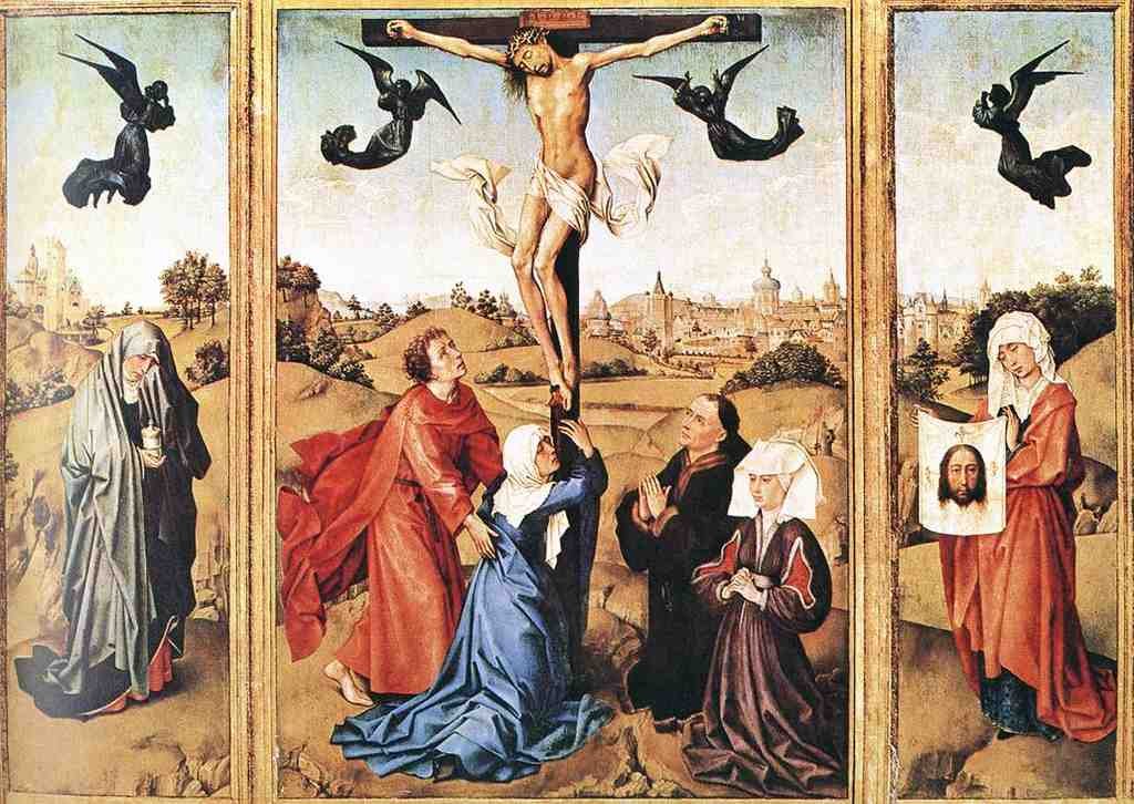 Triptych of the Holy Cross EUR A4 Photo Print