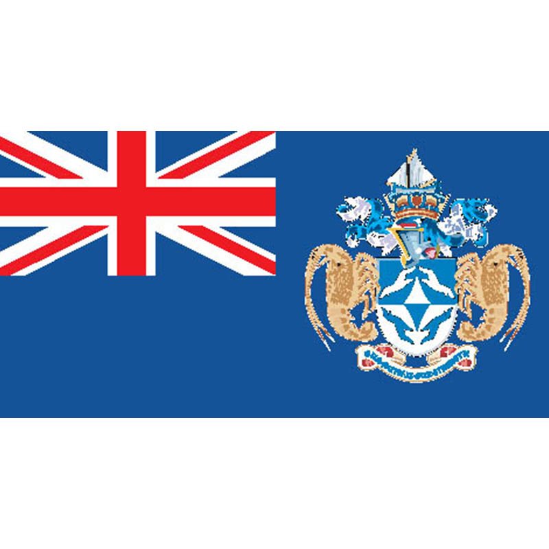 Tristandacunha Flag N6180 A4 Photo Print