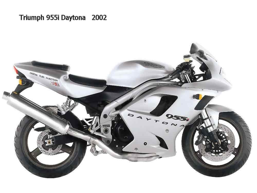 Triumph 955i Daytona 2002 motorbike A4 Photo Print