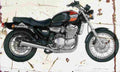 Triumph Adventurer 2000 Aged Vintage A4 Photo Print