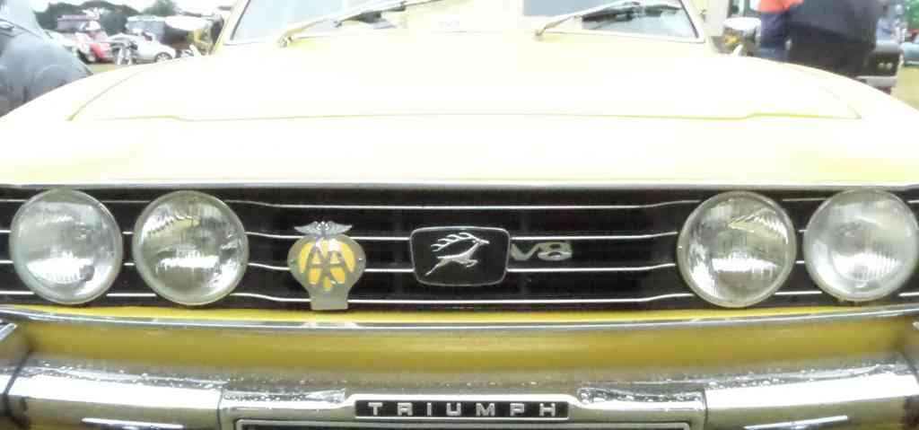 Triumph Bonnet Grille Boot Stag V8 A4 Photo Print
