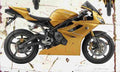 Triumph Daytona 675 2006 Aged Vintage A4 Photo Print