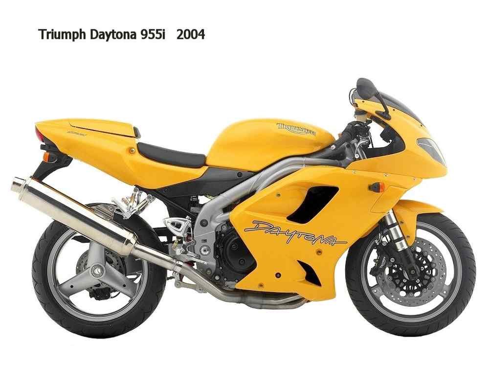 Triumph Daytona 955i 2004 motorbike A4 Photo Print