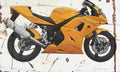 Triumph Daytona600 2003 Aged Vintage A4 Photo Print