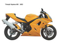 Triumph Daytona600 2003 motorbike A4 Photo Print