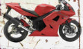 Triumph Daytona650 2005 Aged Vintage A4 Photo Print