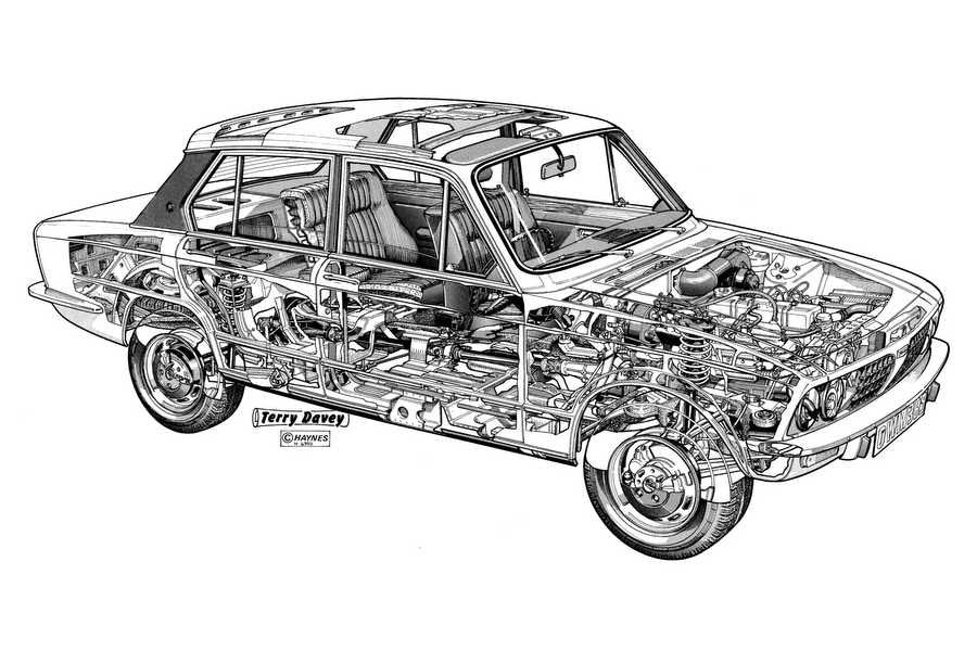 Triumph Dolomite 1972 2048x1365 cutaway A4 Photo Print