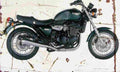 Triumph LegendTT 2000 Aged Vintage A4 Photo Print