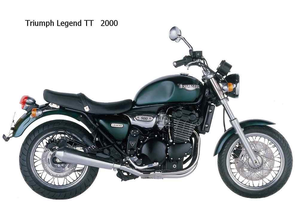 Triumph LegendTT 2000 motorbike A4 Photo Print