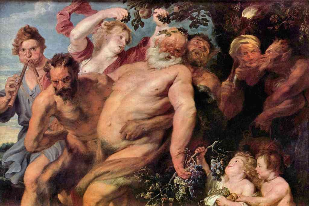 Triumph Of Silenus Van Dyck A4 Photo Print