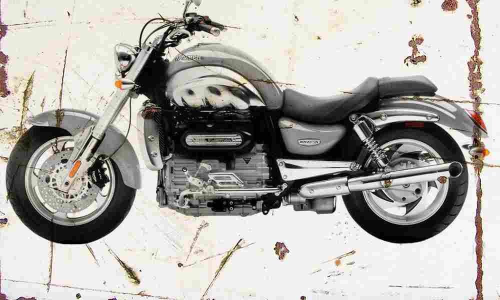 Triumph RocketIII 2005 Aged Vintage A4 Photo Print