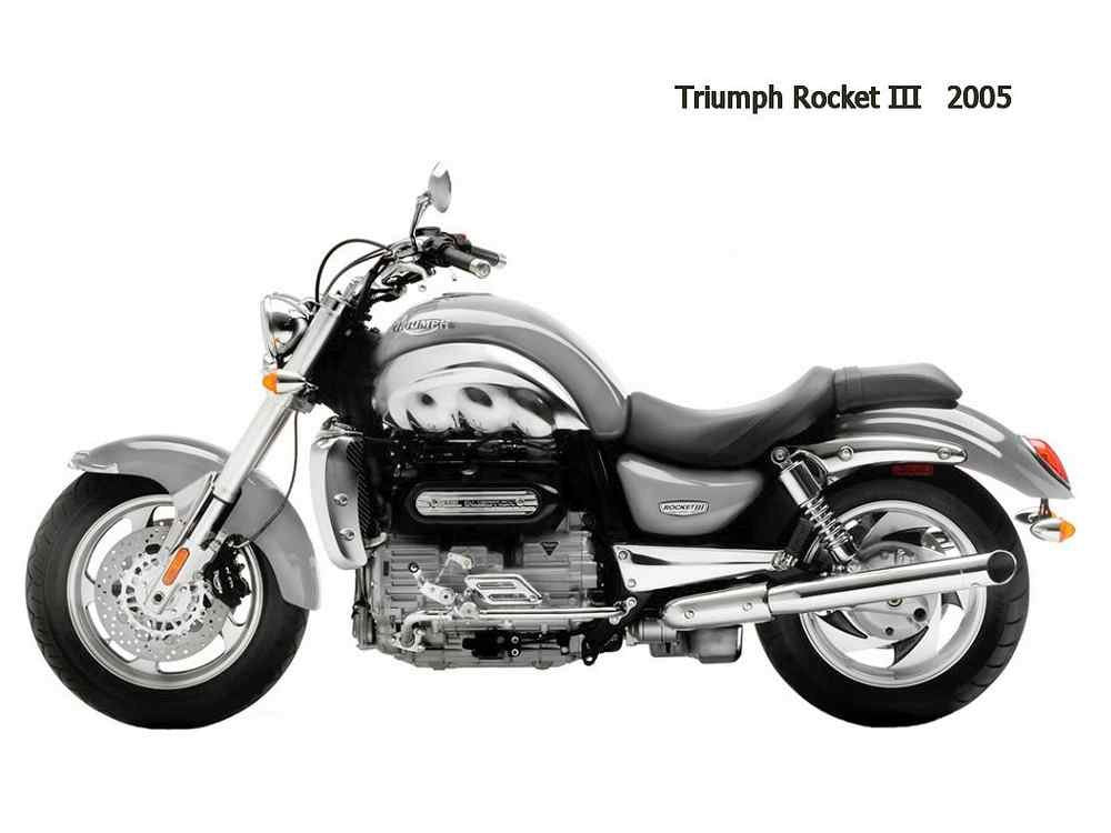 Triumph RocketIII 2005 motorbike A4 Photo Print