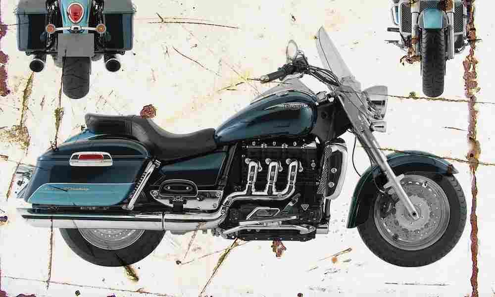 Triumph RocketIII Touring 2008 Aged Vintage A4 Photo Print