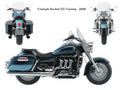 Triumph RocketIII Touring 2008 motorbike A4 Photo Print