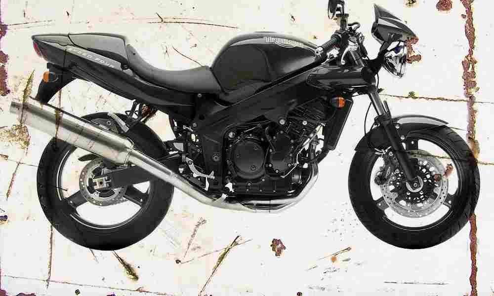 Triumph SpeedFour 2002 Aged Vintage A4 Photo Print
