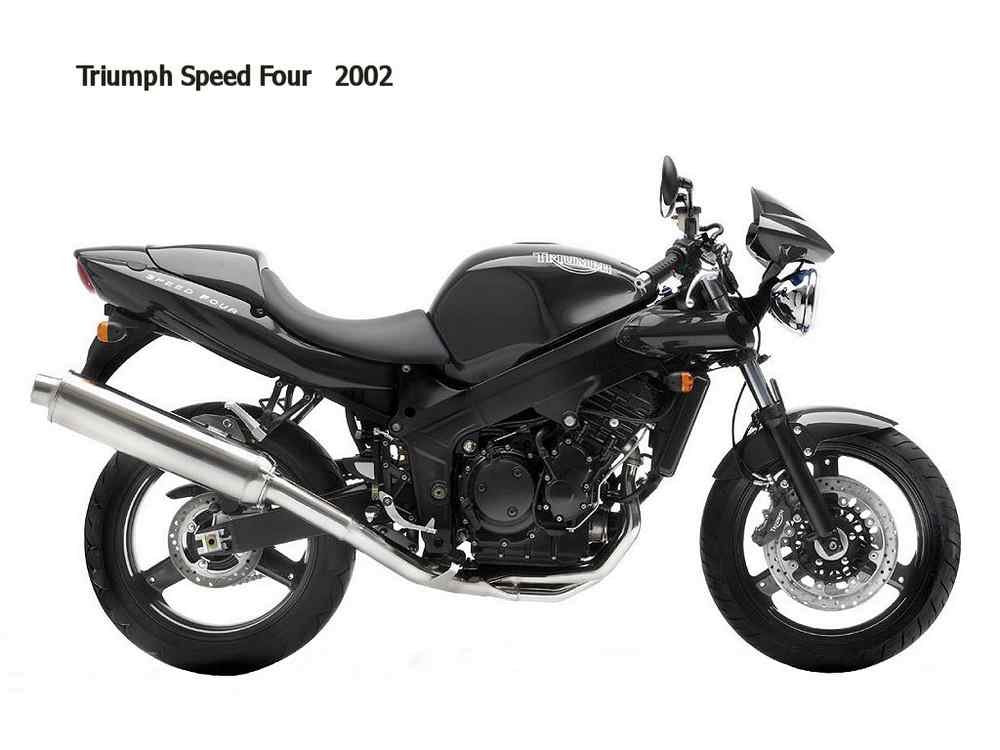 Triumph SpeedFour 2002 motorbike A4 Photo Print