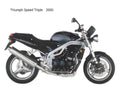 Triumph SpeedTriple 2000 motorbike A4 Photo Print