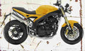 Triumph SpeedTriple 2005 Aged Vintage A4 Photo Print