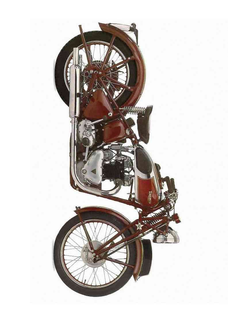 Triumph SpeedTwin 1939 A4 Photo Print